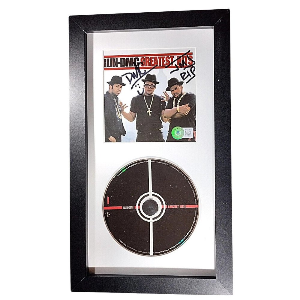 D.M.C. Darryl McDaniels Signed Run DMC Greatest Hits CD Beckett Autograph Album